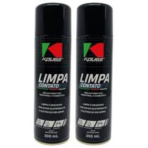 02 Limpa Contato Eletrico Eletronico Conectores Koube 300ml