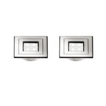 02 Luminaria Spot de embutir para Móveis MDF Madeira Quadrado 3000k Luz Quente 02 Luminaria Spot de embutir para Móveis MDF Madeira Quadrado 3000k Luz Quente