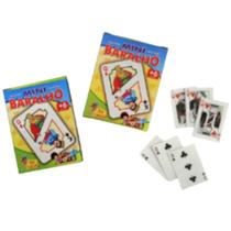 02 Mini Baralhos Infantil Com 54 Cartas Cada - Mini Toys