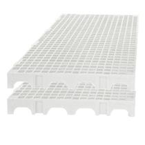 02 Palete Pallet Piso Estrado Plastico Reforçado Branco - Plasmoncayo