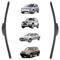 02 Palheta Aerofit Bosch Dianteira Ford Fiesta 1996 A 2007