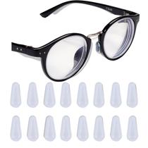 02 Par Plaqueta Adesiva Gota Armação Óculos Silicone Acetato almofada borracha altura 3M apoio nasal gel macia machuca pela nbasal nariz masculina fem