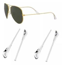 02 Par Ponteira Compatível com Óculos Ray Ban Rb Ponta Haste Perna Aviador Sol peça reposição solar lente Conserto Armação Masculina Feminina Grau 02 Par Ponteira Compatível com Óculos Ray Ban Rb Ponta Haste Perna Aviador Sol peça reposição solar lente Conserto Armação Masculina Feminina Grau