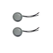 02 Para Moveis Botão 22mm Com Cabo 2a Branco