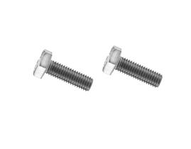 02 Parafuso Estribo Pedal Apoio Dianteiro Cg Titan Biz M8 x 20mm sextavado