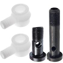 02 Parafusos Plugs Tubo Mangueira Oleo Overlock Siruba 737F