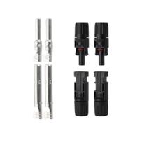 02 Pares Conectores Engates Plug Painel Solar Pv/Mc Ip67 Mc4