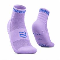 02 pares de Meias de Compressão para Treino - 2 Pack - Lilás e Azul - COMPRESSPORT