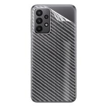 02 Películas Fibra Carbono Skin Traseira compativel Galaxy A23 4G A235 6.6 - Cell In Power25