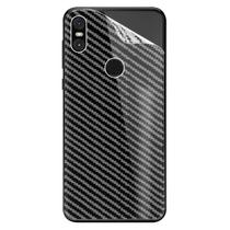 02 Películas Fibra Carbono Skin Traseira compativel Moto One XT1941 5.9 - Cell In Power25