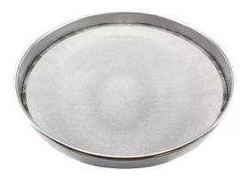 02 Peneira Aro Aço Para Areia 55cm Aço Tela Trancada