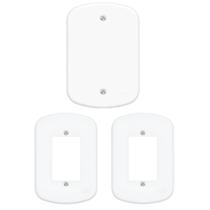 02 Placas 4x2 F3 e 01 Placa 4x2 Cega Fame Blanc
