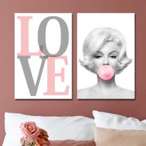 02 quadros love marilyn