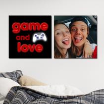 02 quadros mdf game and love 02 quadros mdf game and love
