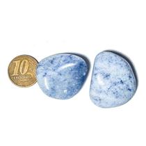 02 Quartzo Azul Rolado Natural Pedra G 30 a 45mm Tipo A 02 Quartzo Azul Rolado Natural Pedra G 30 a 45mm Tipo A