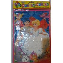 02 Quebra Cabeças Super Divertidos Grandes C/40 Peças Cada - Mini Toys