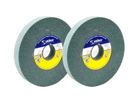 02 Rebolo Reto Pedra Esmeril Gr 80 Afiar Videa/metal Duro