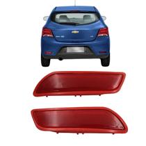 02 Refletor Parachoque Traseiro Onix Ls Lt 2013 A 2015 2016