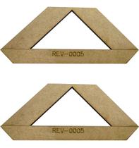 02 Réguas Fio Cabelo Gabarito Cartonagem Encadernação. 02 Réguas Fio Cabelo Gabarito Cartonagem Encadernação.