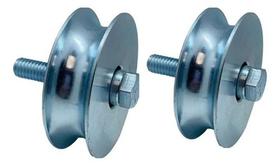 02 Roldana P/ Portão Correr Com Rolamento /bucha 3p Canal U 02 Roldana P/ Portão Correr Com Rolamento /bucha 3p Canal U