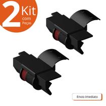 02 Rolete de Tinta Bicolor para Calculadora Casio Modelos HR100RC / HR150RC