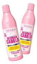 02 Shampoo Forever Liss Desmaia Cabelo Hidratante 500ml