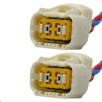 02 Soquete Plug Conector Farol Lâmpada H16 Nacional