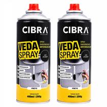 02 Spray Tinta Borracha Líquida Multiuso Impermeabilizante Vedação Preto 400ml 02 Spray Tinta Borracha Líquida Multiuso Impermeabilizante Vedação Preto 400ml