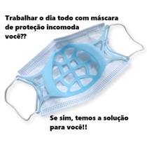 02 Suporte De Máscara 3d / Suportes Protetor de Boca e Respiração