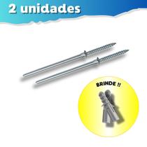 02 Suporte Invisível para Prateleiras 17cm, Resistência de Alta Qualidade