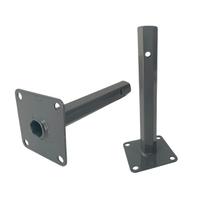 02 Suporte P/ Roda Tratorito 250mm BTTG 6.5 Branco 19200622