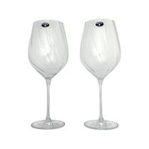 02 Taças de Vinho Branco 600ml Uria Cristal Canelado Bohemia 02 Taças de Vinho Branco 600ml Uria Cristal Canelado Bohemia