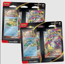 02 Tcg Pokemon Blister Quadruplo Mega Evolução Psyduk e Golduck