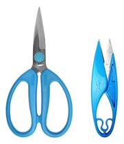 02 Tesoura Costura Tecido Arremate Confecção Jack Reforçada