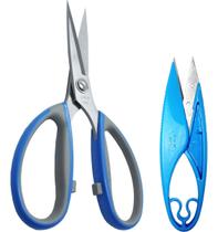 02 Tesoura Costura Tecido Confecção Jack Arremate Reforçada