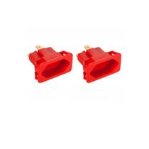 02 Tomada Margirius De Cx.Embutir Padrão Weg 10/20A Vermelho