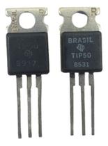 02 Transistor Tip50 Tip 50 400v 1a - Antigo Original Texas