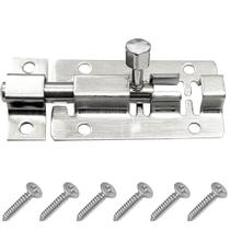 02 Tricos Porta Janelas Tarjeta Ferrolho Redondo Trancar 5cm