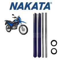 02 Tubo Interno+Retentor Novo Dianteiro Nakata Original Honda Bros160 2019