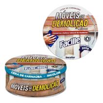 02 Und Cera Carnauba Lustra Moveis Demoliçao 200g Incolor 02 Und Cera Carnauba Lustra Moveis Demoliçao 200g Incolor