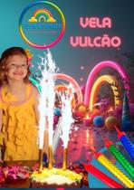 02 Velas Fontana Indoor tipo cascata velas bolos aniversários champanhe