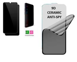 02x Películas Ceramica 9D Privativa Anti Espião Para Samsung Galaxy A20 A30 A30s / Galaxy A31 M31 M21S / Galaxy A50