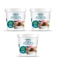 03 Base Sabor Fabricação Sorvetes Geladinhos Vários Sabores Alto Rendimento Selecta