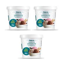 03 Base Sabor Fabricação Sorvetes Geladinhos Vários Sabores Alto Rendimento Selecta