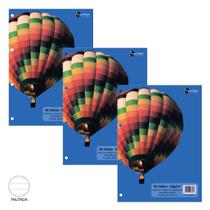 03 Bloco Refil Fichário ROYAL PAPER Pautado 96fls de 63g/m² 03 Bloco Refil Fichário ROYAL PAPER Pautado 96fls de 63g/m²
