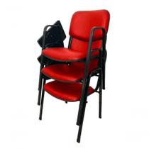 03 Cadeiras Universitárias Linha Hotel Auditório Vermelho 03 Cadeiras Universitárias Linha Hotel Auditório Vermelho
