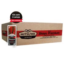 03 Caixas De Sachês Shoyu Mitsuwa Premium 8 Ml 250 Un Hot Roll Sushi Sashimi Temaki 03 Caixas De Sachês Shoyu Mitsuwa Premium 8 Ml 250 Un Hot Roll Sushi Sashimi Temaki