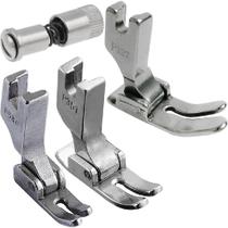 03 Calcador + Engate Facil Maquina Costura Ponto Reto Reta