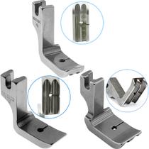 03 Calcador Pregar Cordão Macarrão Vivo Duplo Costura Reta