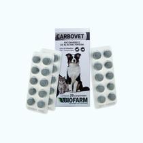 03 CarboVet Antidiarreico Bactericida 10 Comprimidos Biofarm